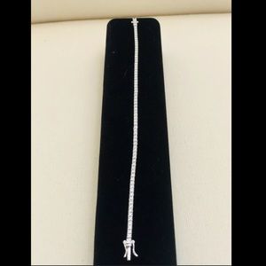 Beautiful Diamond tennis bracelet white gold 3.01